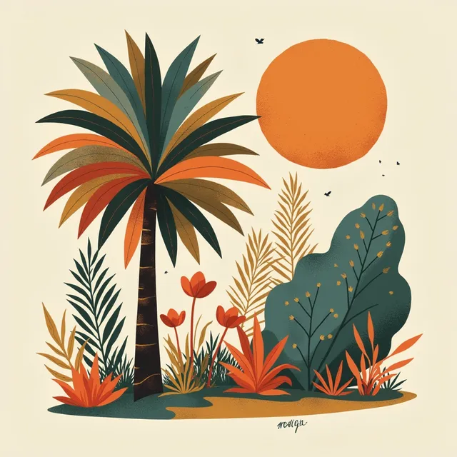 thumbnail for publication: Pejibaye (Peach Palm) Growing in the Florida Home Landscape
